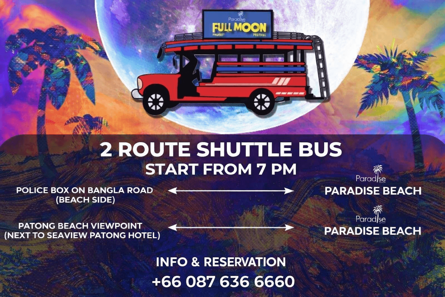 Paradise Beach Shuttle Service